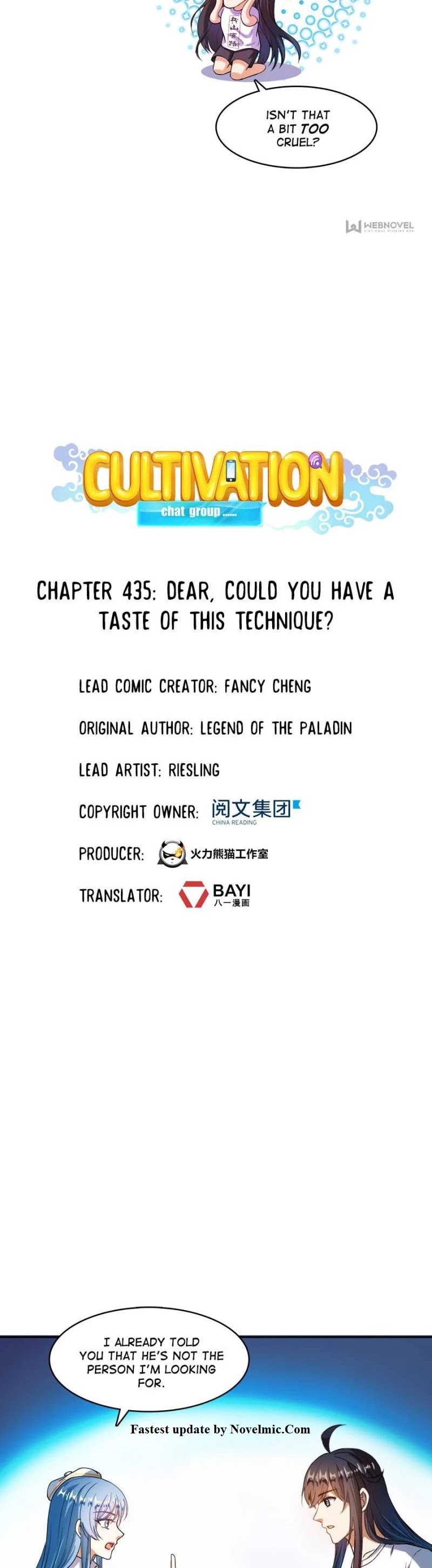 Cultivation Chat Group Chapter 435 page 3 - Chapter 435