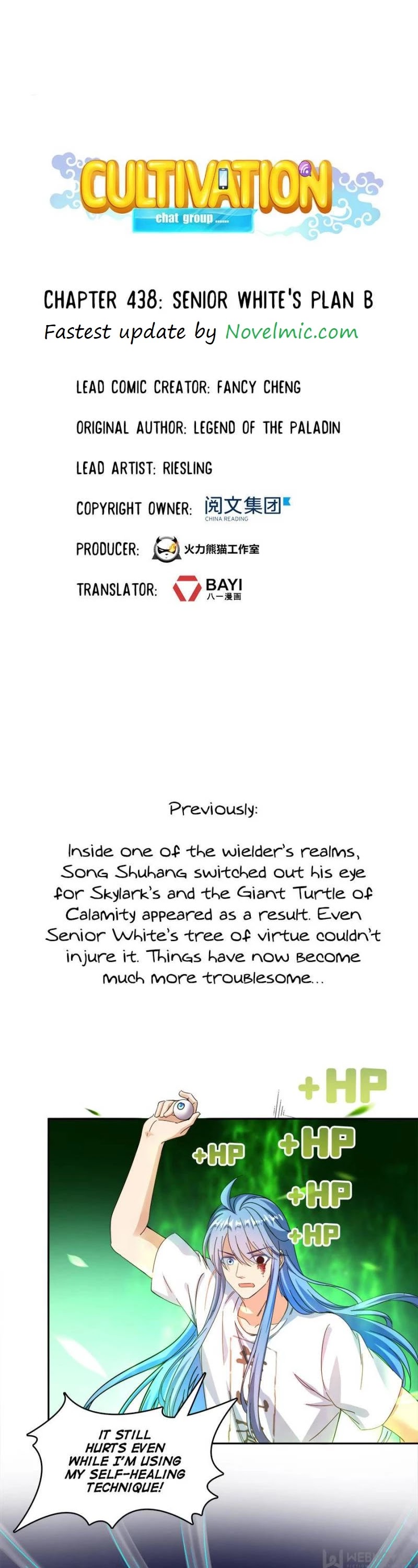 Cultivation Chat Group Chapter 438 page 1 - Chapter 438
