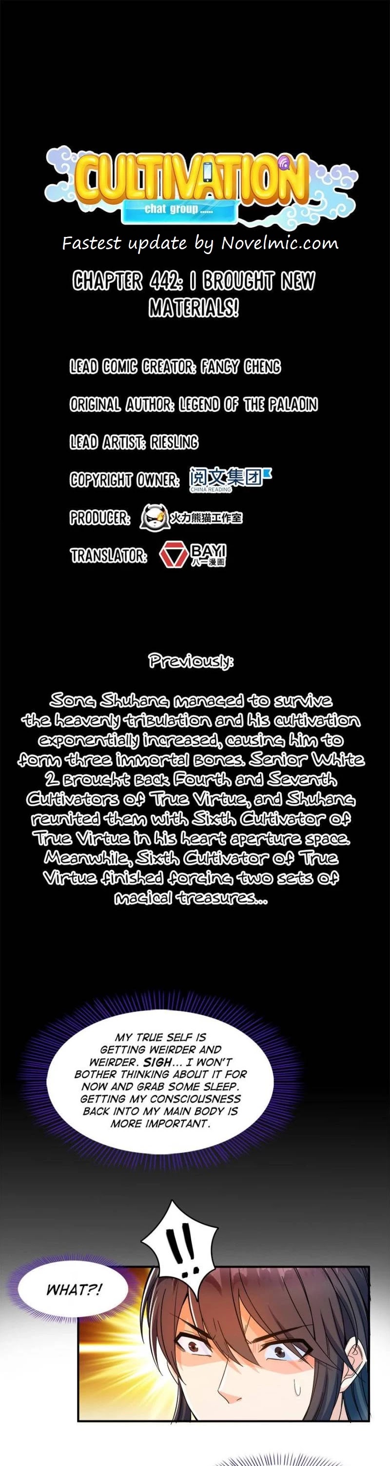 Cultivation Chat Group Chapter 442 page 1 - Chapter 442