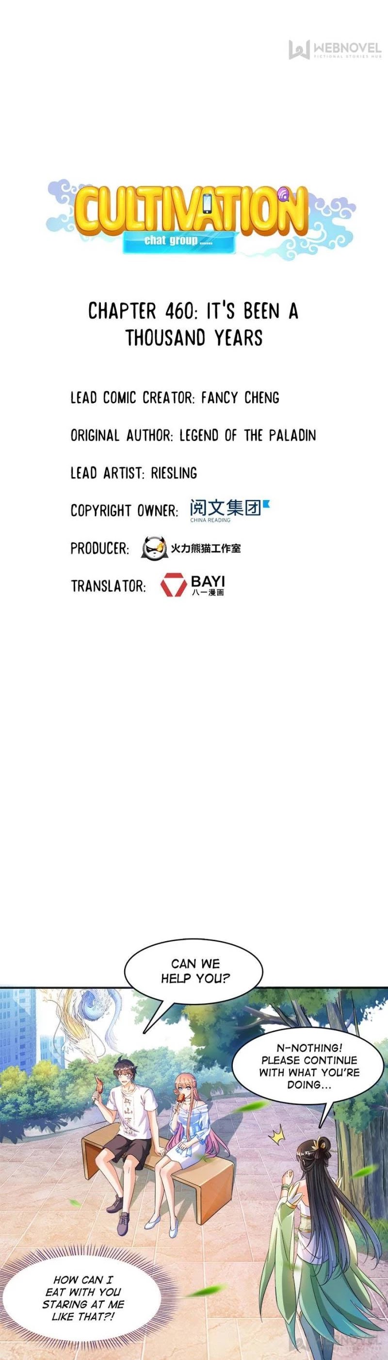 Cultivation Chat Group Chapter 460 page 8 - Chapter 460