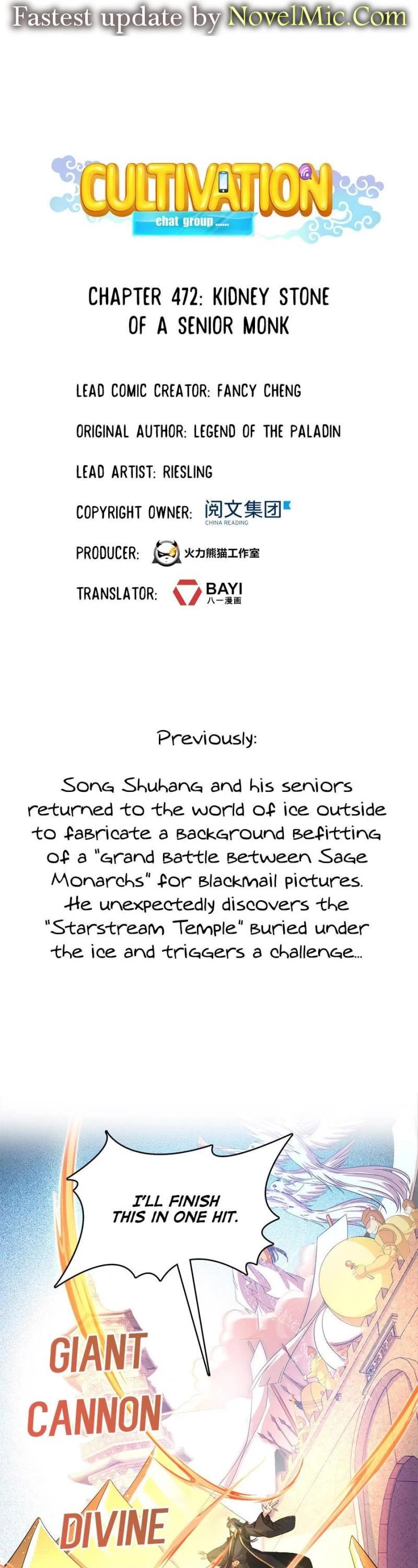 Cultivation Chat Group Chapter 472 page 1 - Chapter 472