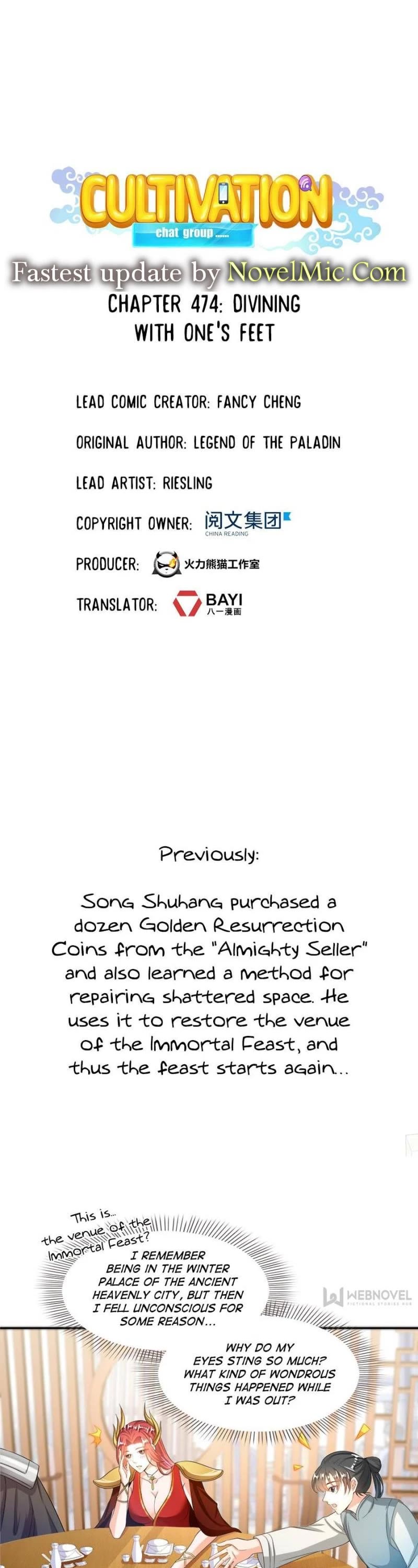 Cultivation Chat Group Chapter 474 page 1 - Chapter 474