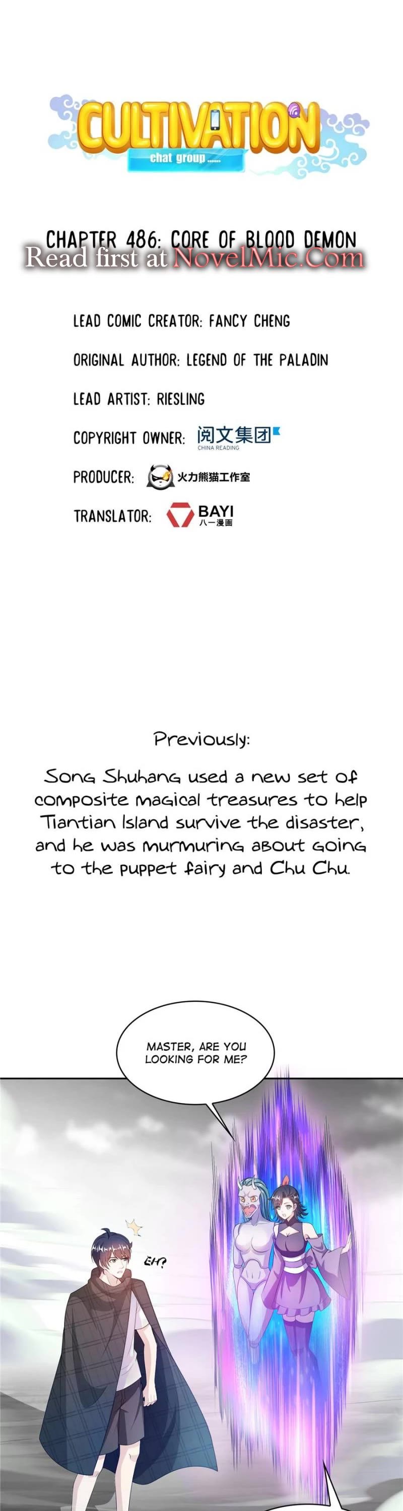 Cultivation Chat Group Chapter 486 page 1 - Chapter 486