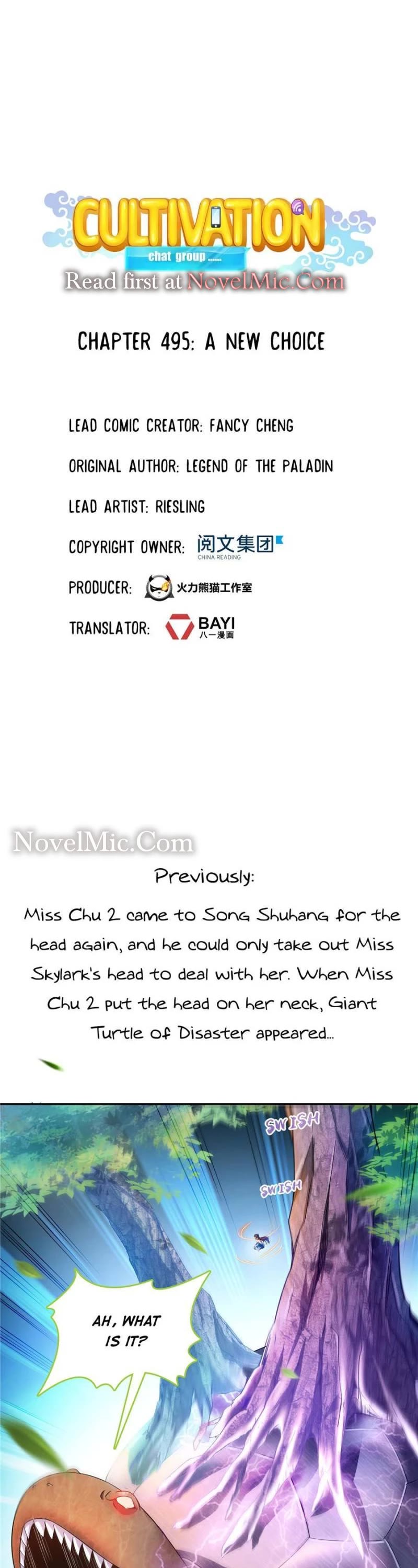 Cultivation Chat Group Chapter 495 page 1 - Chapter 495