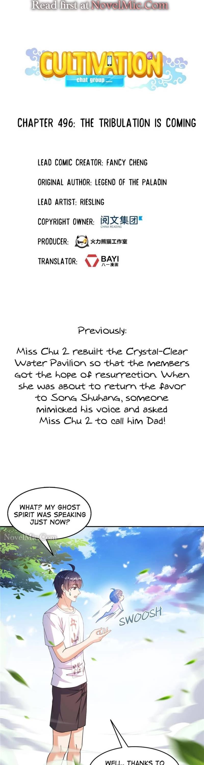 Cultivation Chat Group Chapter 496 page 1 - Chapter 496