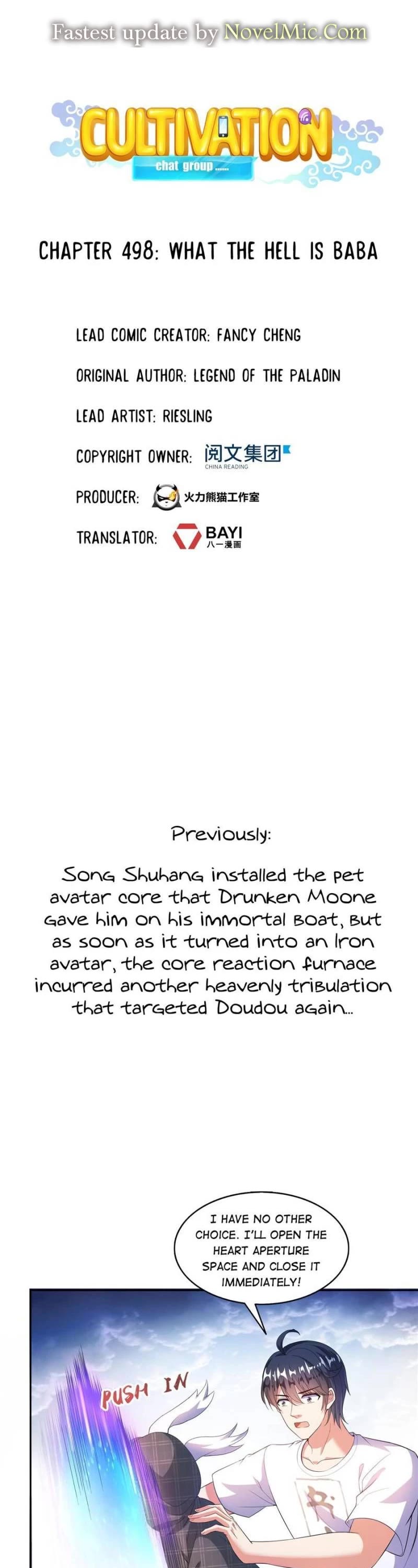 Cultivation Chat Group Chapter 498 page 1 - Chapter 498
