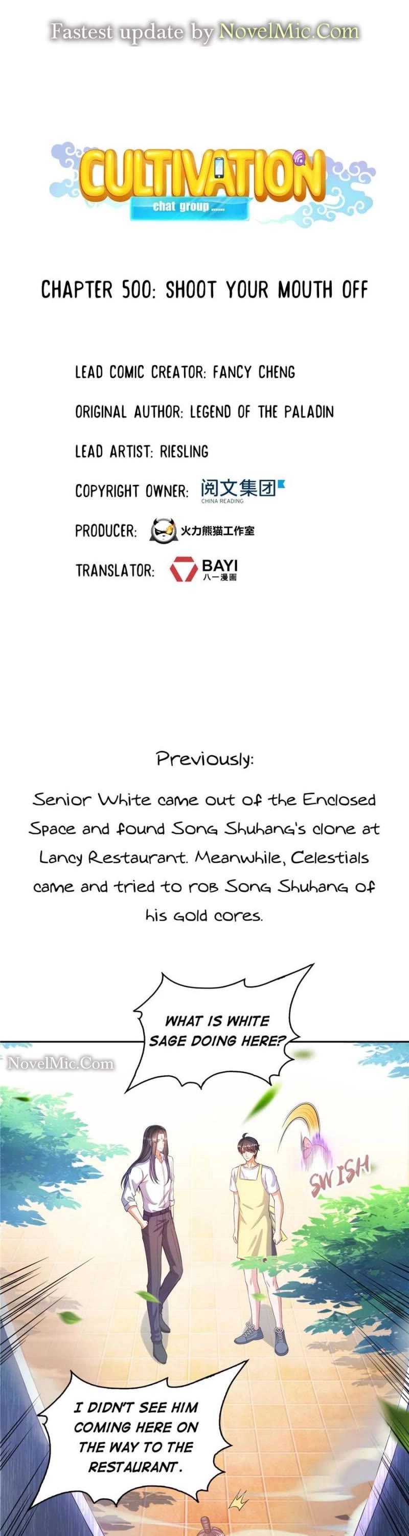 Cultivation Chat Group Chapter 500 page 1 - Chapter 500