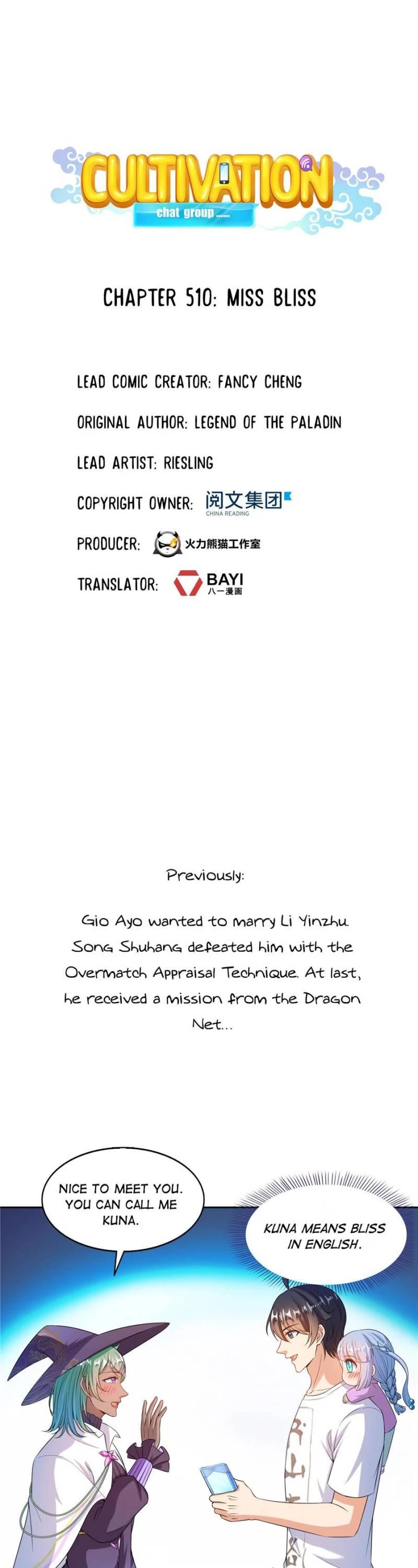Cultivation Chat Group Chapter 510 page 1 - Chapter 510