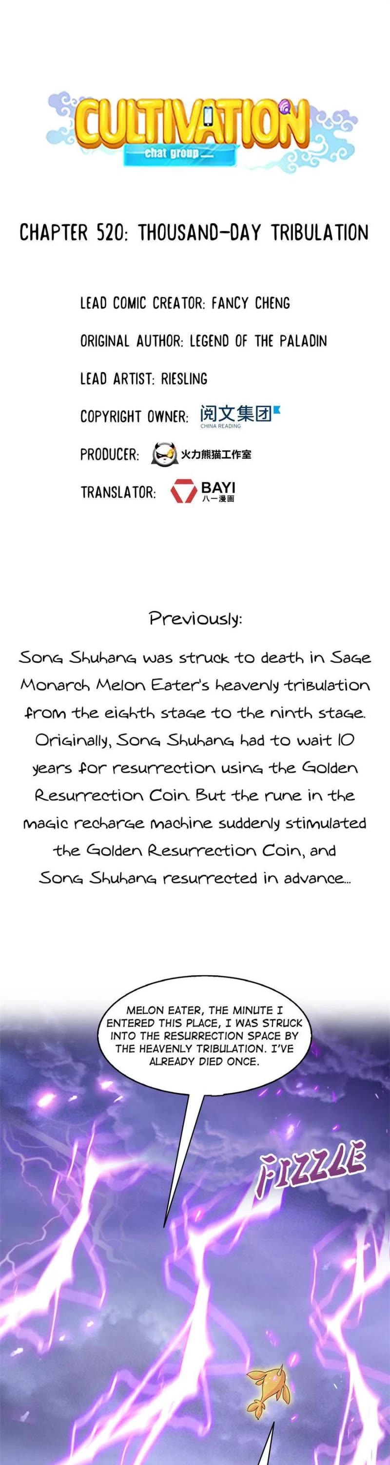 Cultivation Chat Group Chapter 520 page 1 - Chapter 520