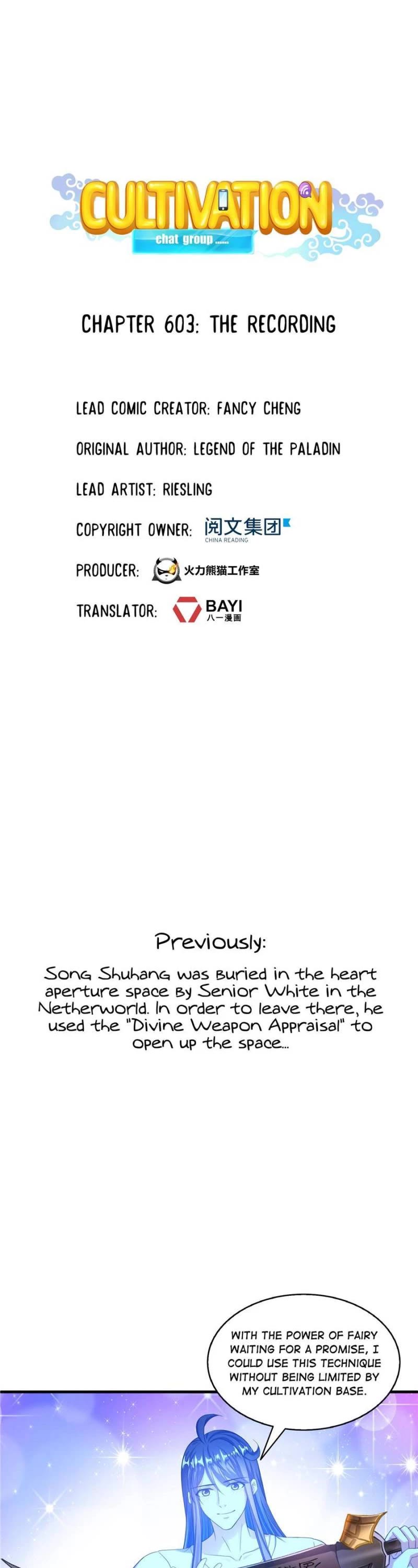 Cultivation Chat Group Chapter 603 page 1 - Chapter 603