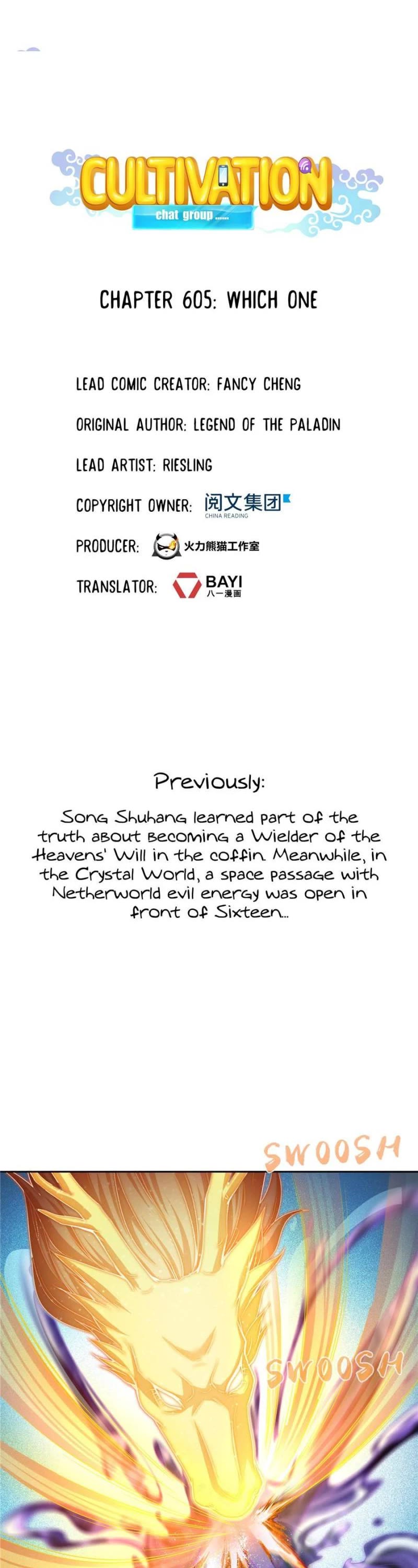 Cultivation Chat Group Chapter 605 page 1 - Chapter 605