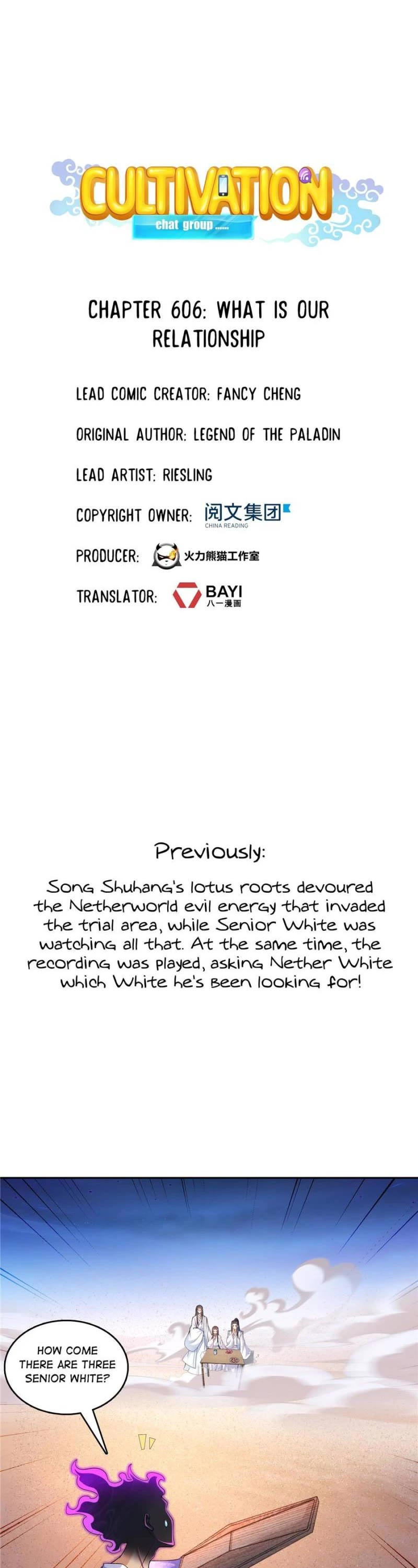 Cultivation Chat Group Chapter 606 page 1 - Chapter 606