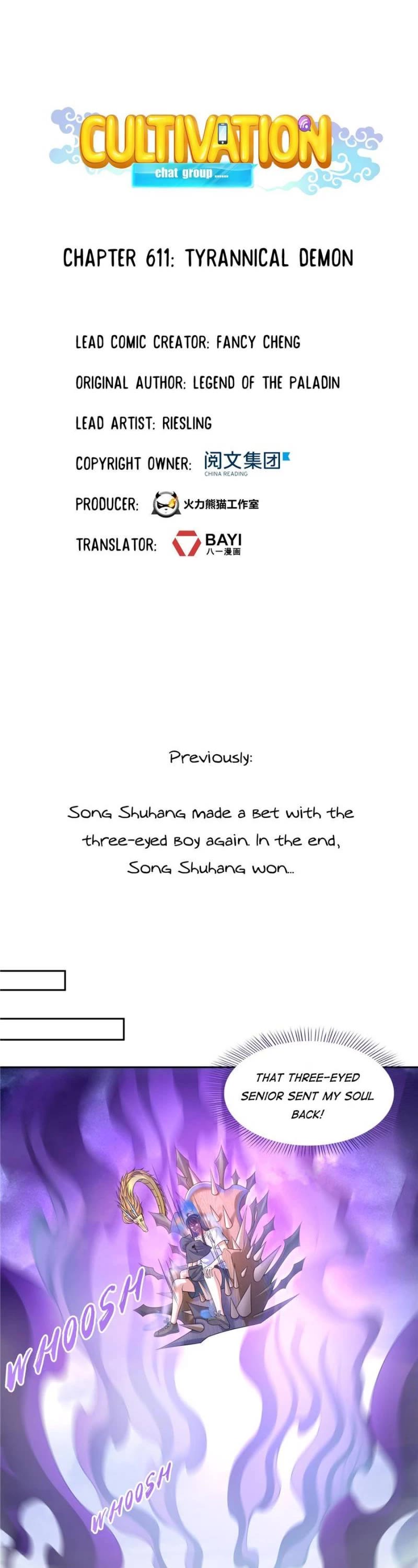 Cultivation Chat Group Chapter 611 page 1 - Chapter 611