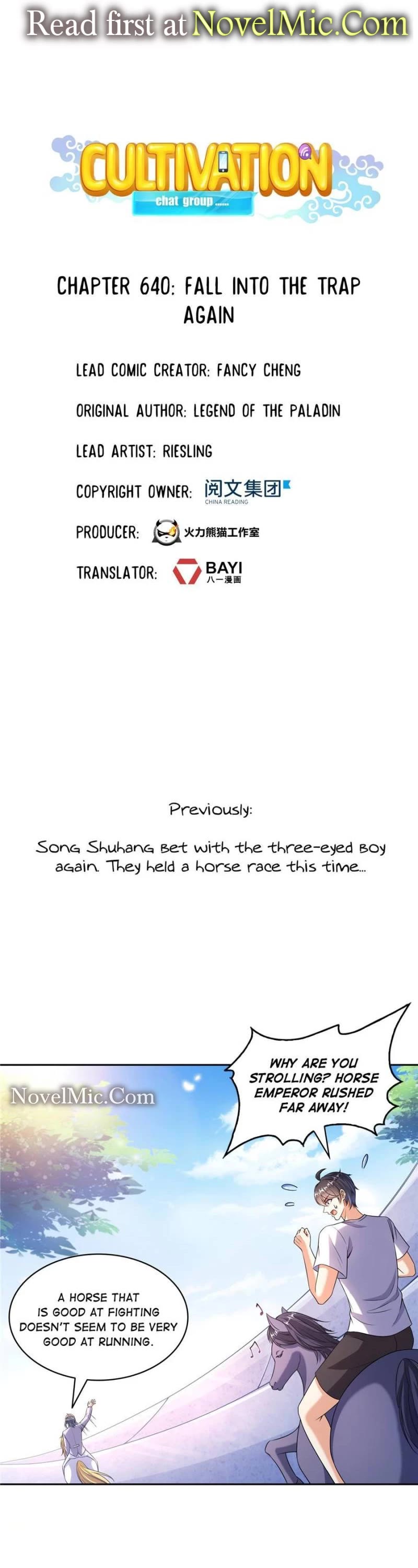 Cultivation Chat Group Chapter 640 page 1 - Chapter 640: Fall Into The Trap Again
