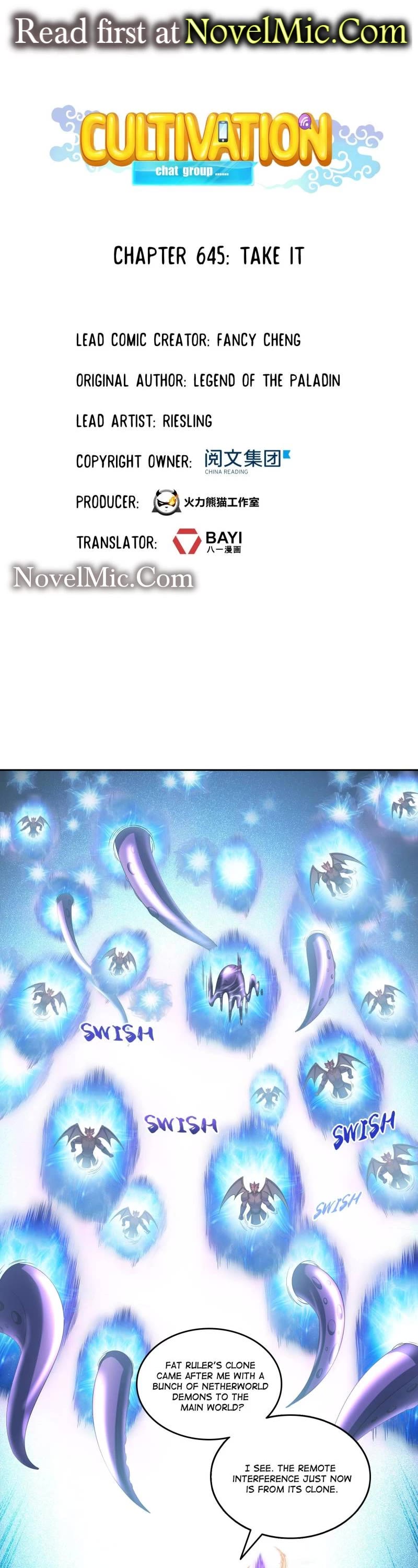 Cultivation Chat Group Chapter 645 page 1 - Chapter 645: Take It