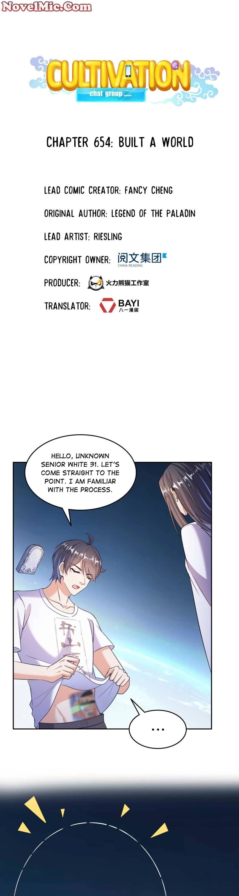 Cultivation Chat Group Chapter 654 page 6 - Chapter 654: Built A World