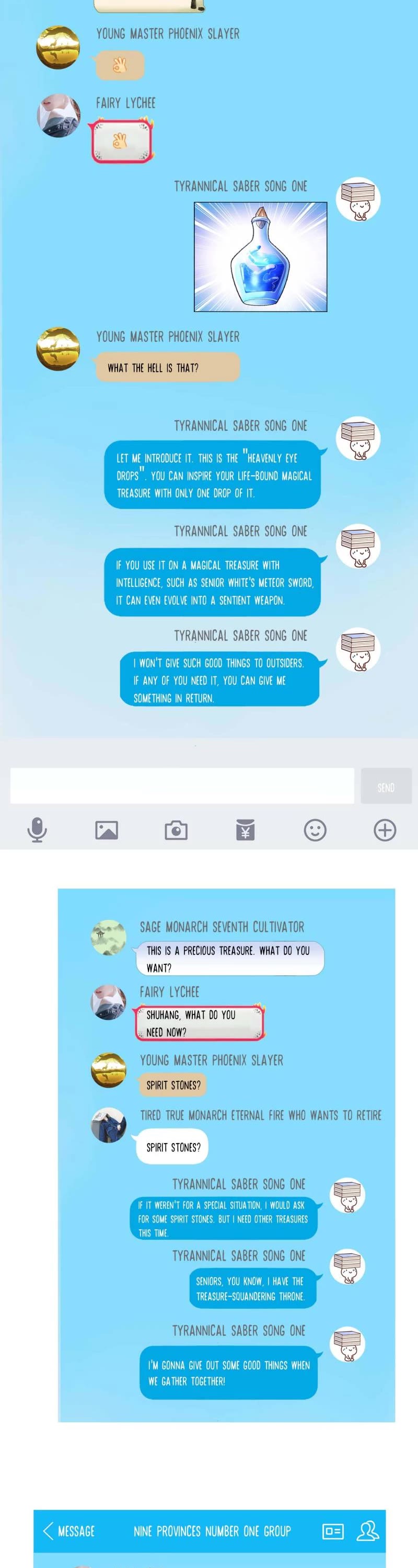 Cultivation Chat Group Chapter 656 page 8 - Chapter 656: No Reaction