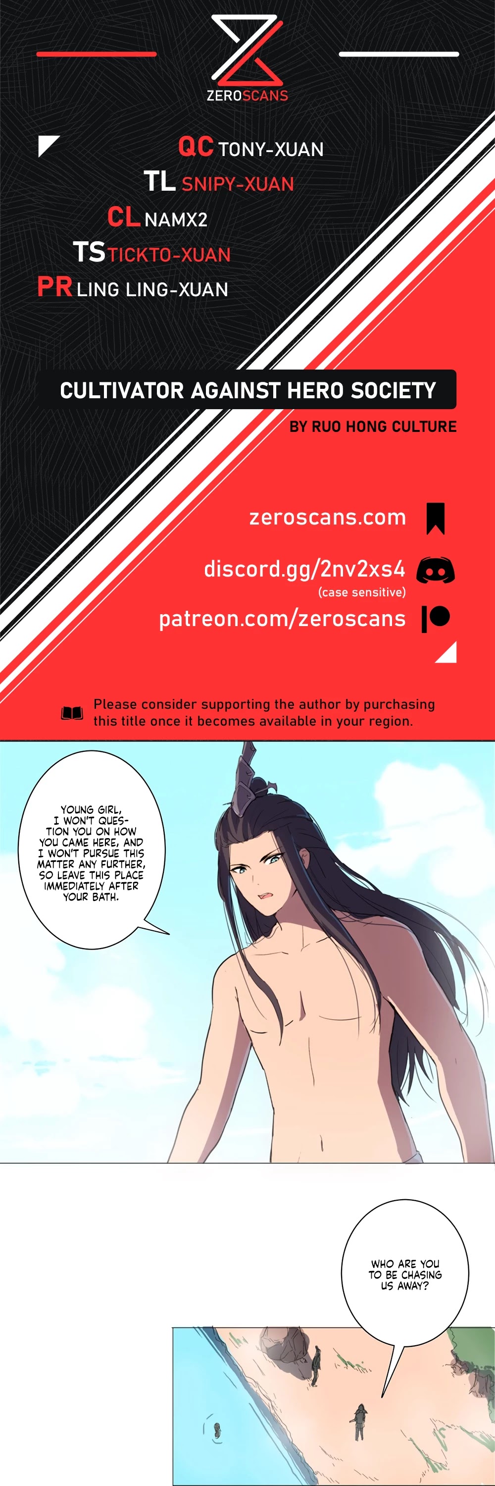 Cultivator Against Hero Society Chapter 4 page 1 - Chapter 4