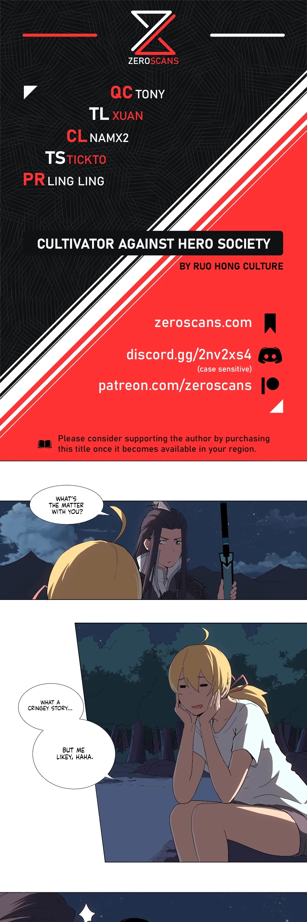 Cultivator Against Hero Society Chapter 8 page 1 - Chapter 8