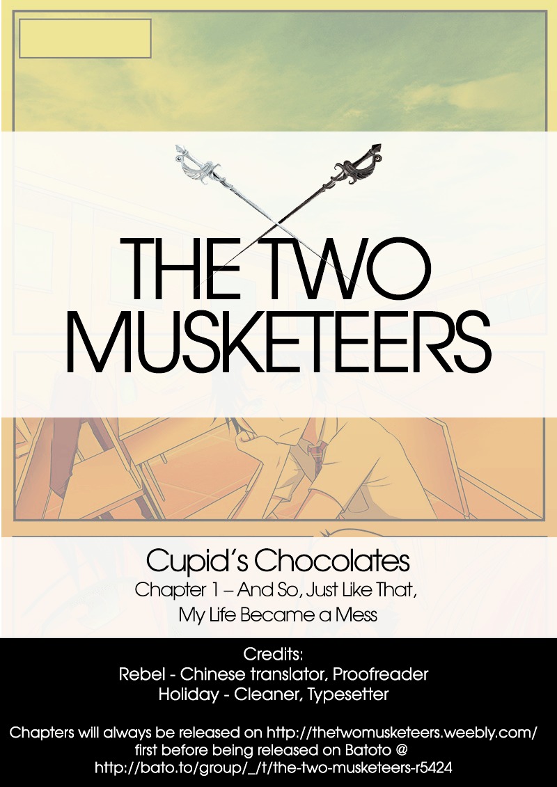 Cupid's Chocolates Chapter 1 page 2 - Chapter 1 : And So, Just Like That, My Life Became A Mess