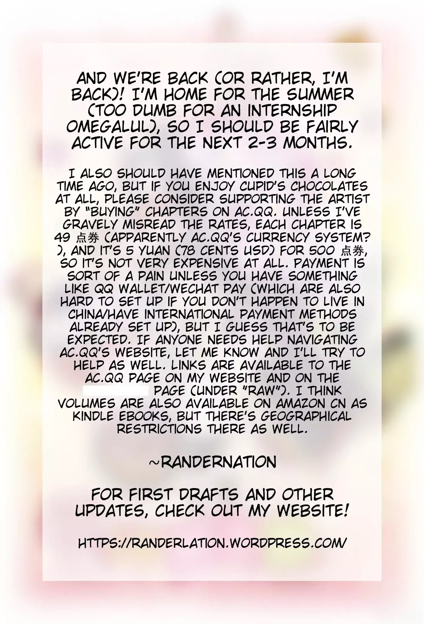 Cupid's Chocolates Chapter 62 page 9 - Chapter 62: Sacrifice