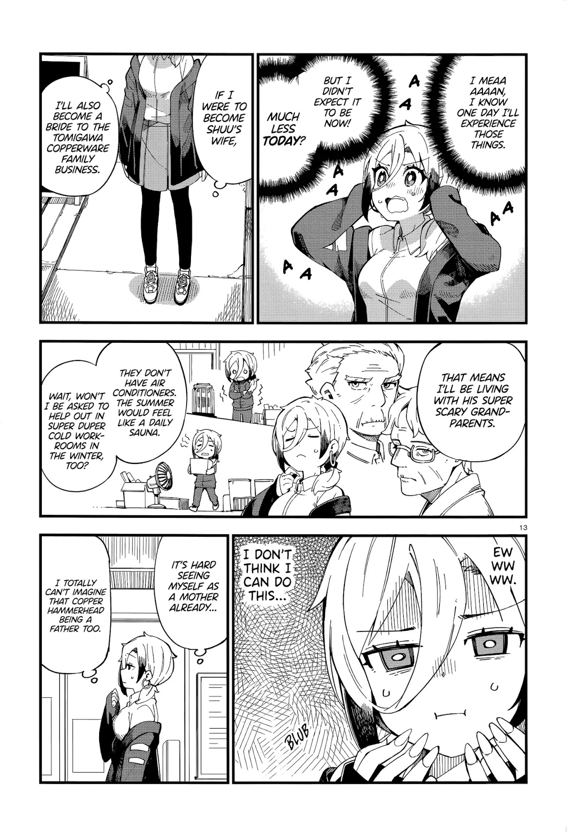 Cuprum's Bride Chapter 1 page 12 - Chapter 1: The Gyaru Got Proposed To