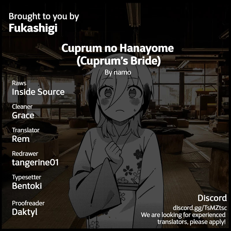 Cuprum's Bride Chapter 14 page 1 - Chapter 14: Gyaru and the Fight