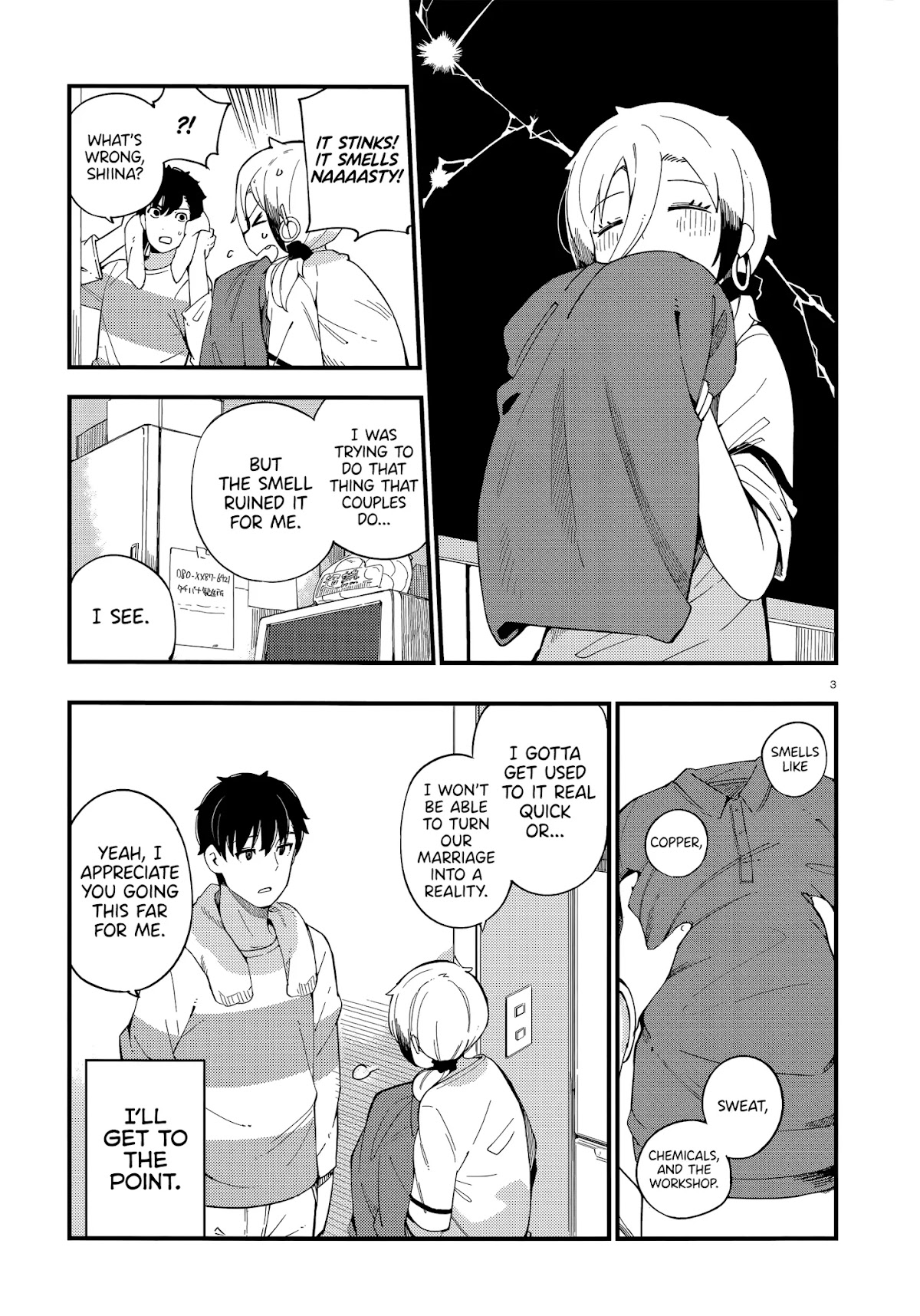 Cuprum's Bride Chapter 2 page 3 - Chapter 2: The Gyaru Got Groped