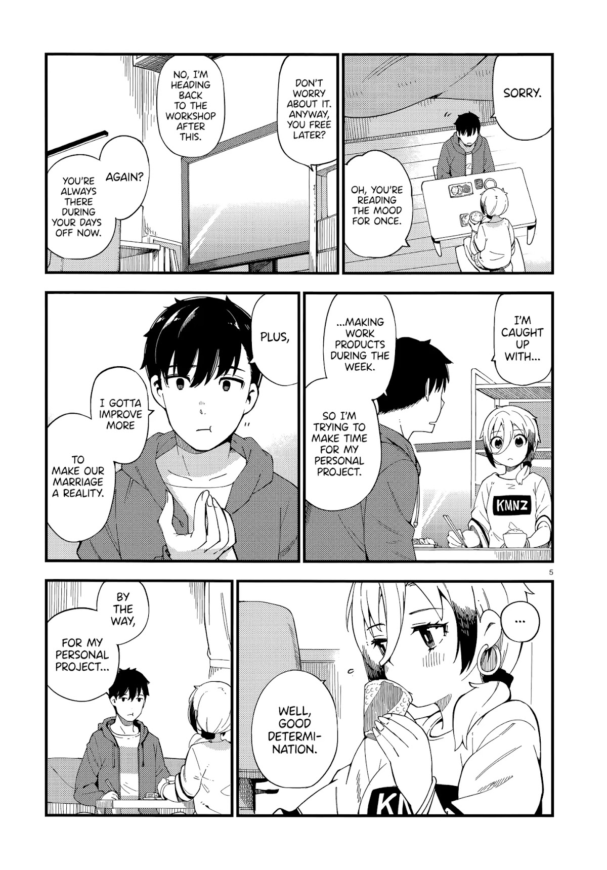 Cuprum's Bride Chapter 2 page 5 - Chapter 2: The Gyaru Got Groped