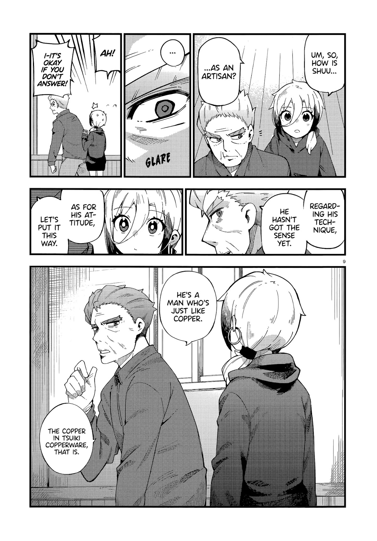 Cuprum's Bride Chapter 3 page 9 - Chapter 3: The Gyaru and the Heat
