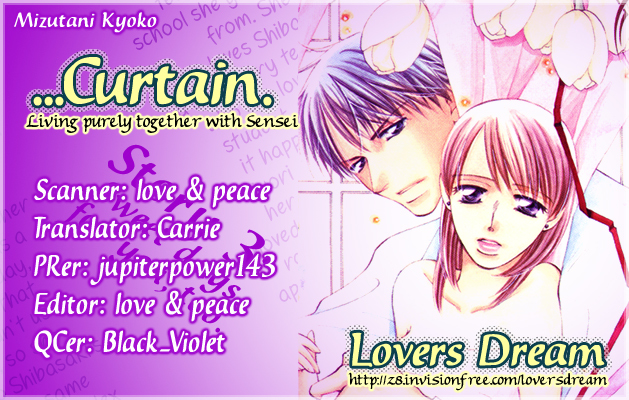 ...Curtain Chapter 3 page 1 - Chapter 3: Sweet Days For You, Too
