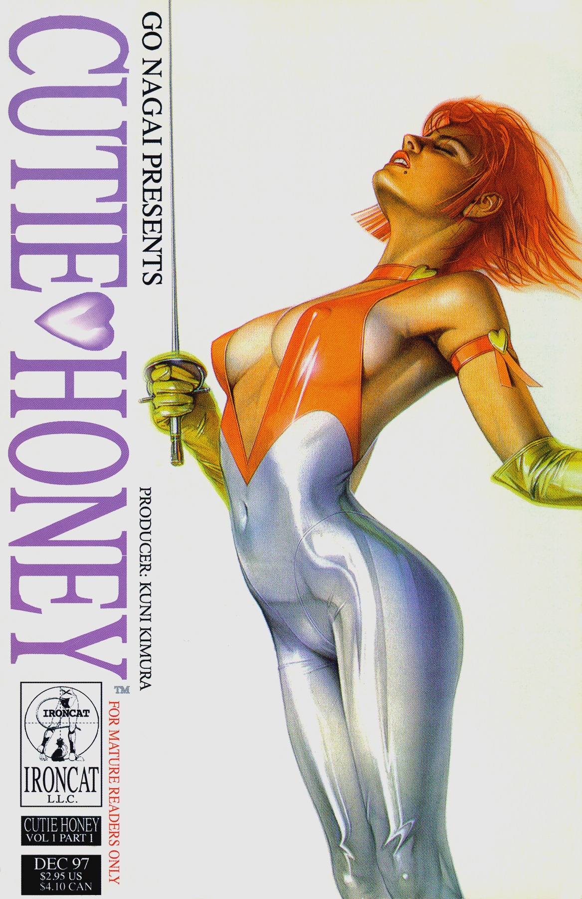 Cutey Honey '90 Chapter 1 page 1 - Chapter 1: Chapter 01: Enter Cutie Honey, The Warrior of Love!! / Chapter 02: Vs. Tarantula Claw (part A)