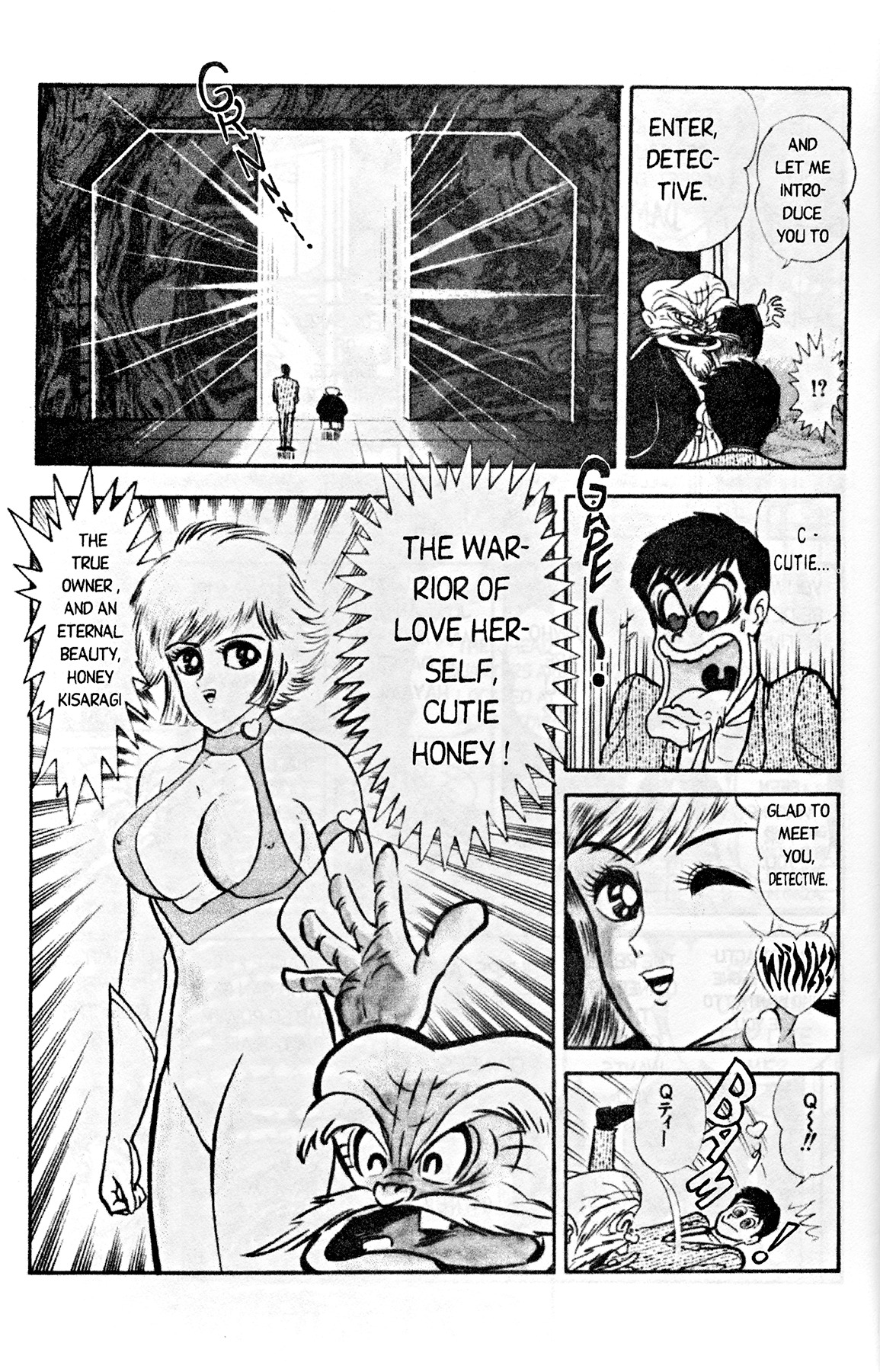 Cutey Honey '90 Chapter 1 page 25 - Chapter 1: Chapter 01: Enter Cutie Honey, The Warrior of Love!! / Chapter 02: Vs. Tarantula Claw (part A)