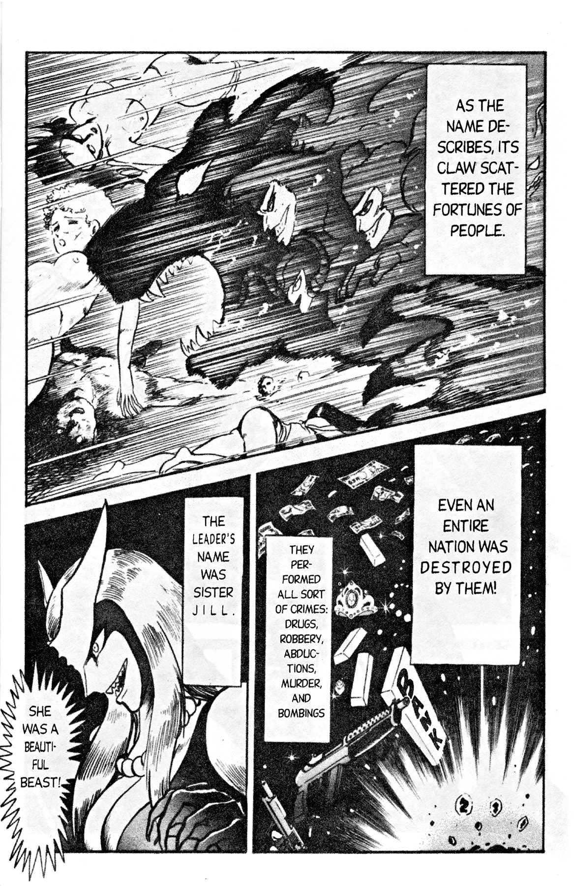 Cutey Honey '90 Chapter 1 page 6 - Chapter 1: Chapter 01: Enter Cutie Honey, The Warrior of Love!! / Chapter 02: Vs. Tarantula Claw (part A)