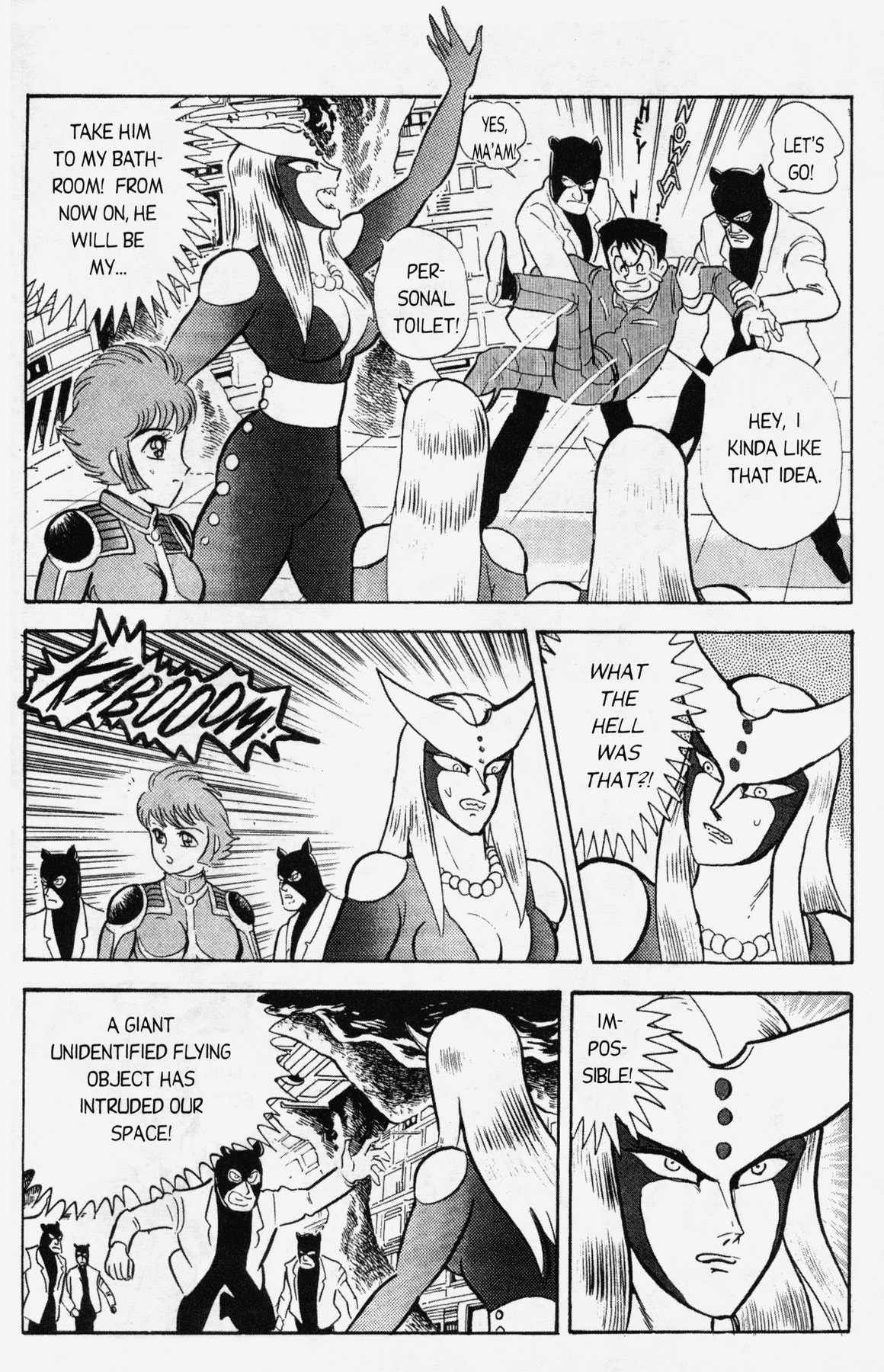 Cutey Honey '90 Chapter 11 page 24 - Chapter 11: Chapter 08: Vs. White Claw (Part B) / Chapter 09: Vs. Sis...