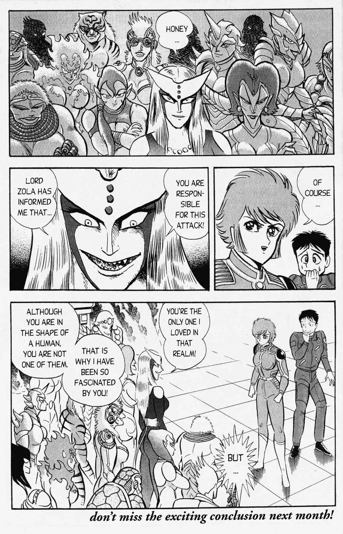 Cutey Honey '90 Chapter 11 page 35 - Chapter 11: Chapter 08: Vs. White Claw (Part B) / Chapter 09: Vs. Sis...