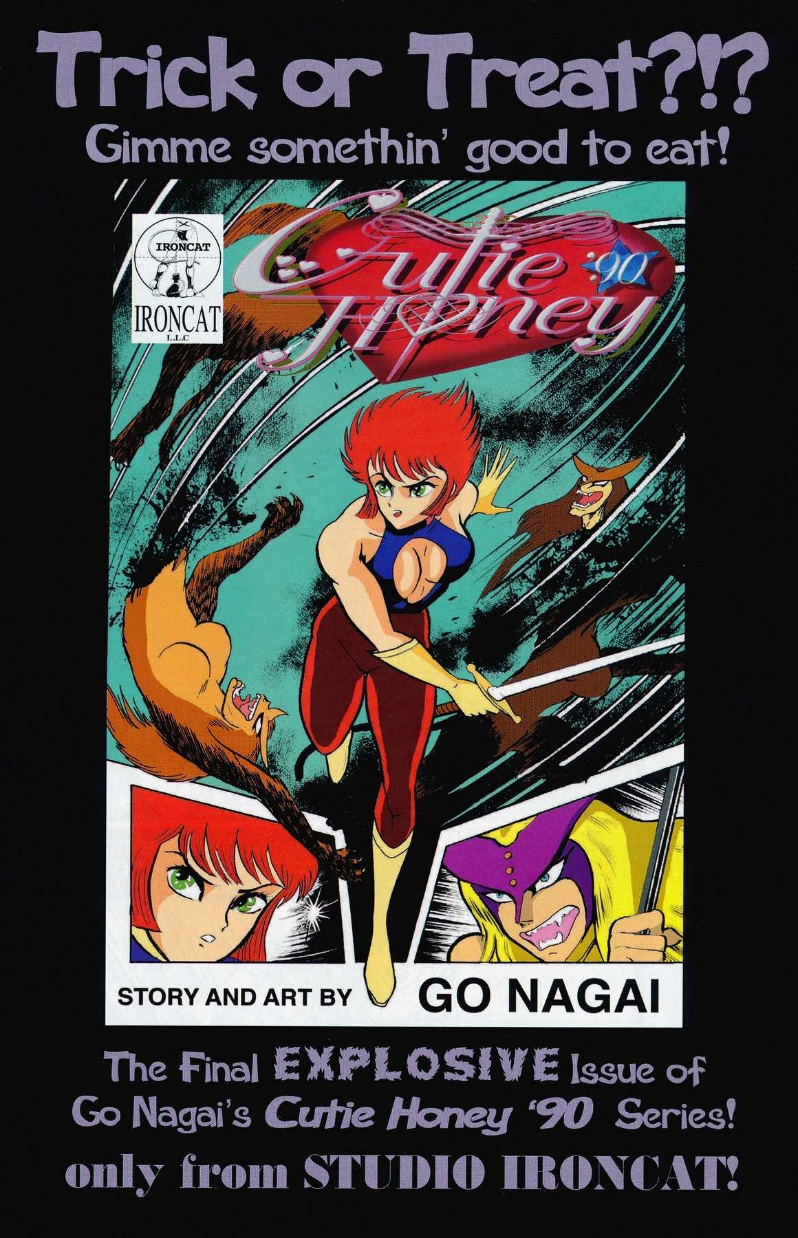 Cutey Honey '90 Chapter 11 page 37 - Chapter 11: Chapter 08: Vs. White Claw (Part B) / Chapter 09: Vs. Sis...