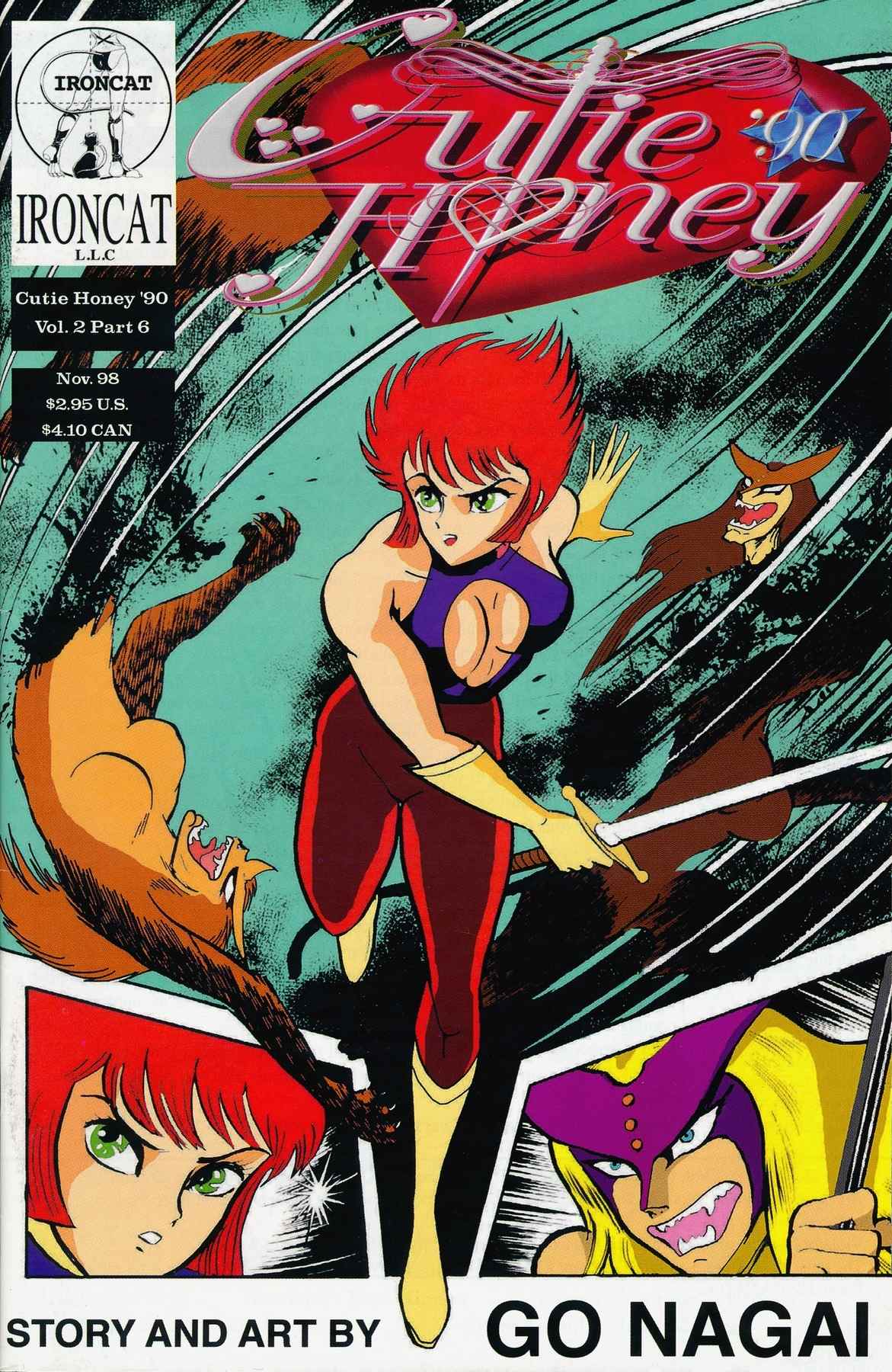 Cutey Honey '90 Chapter 12 page 1 - Chapter 12: Chapter 09: Vs. Sister Jill IV (Part B) / Chapter 10: The...