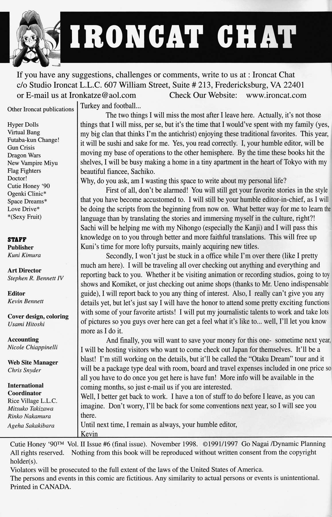 Cutey Honey '90 Chapter 12 page 3 - Chapter 12: Chapter 09: Vs. Sister Jill IV (Part B) / Chapter 10: The...