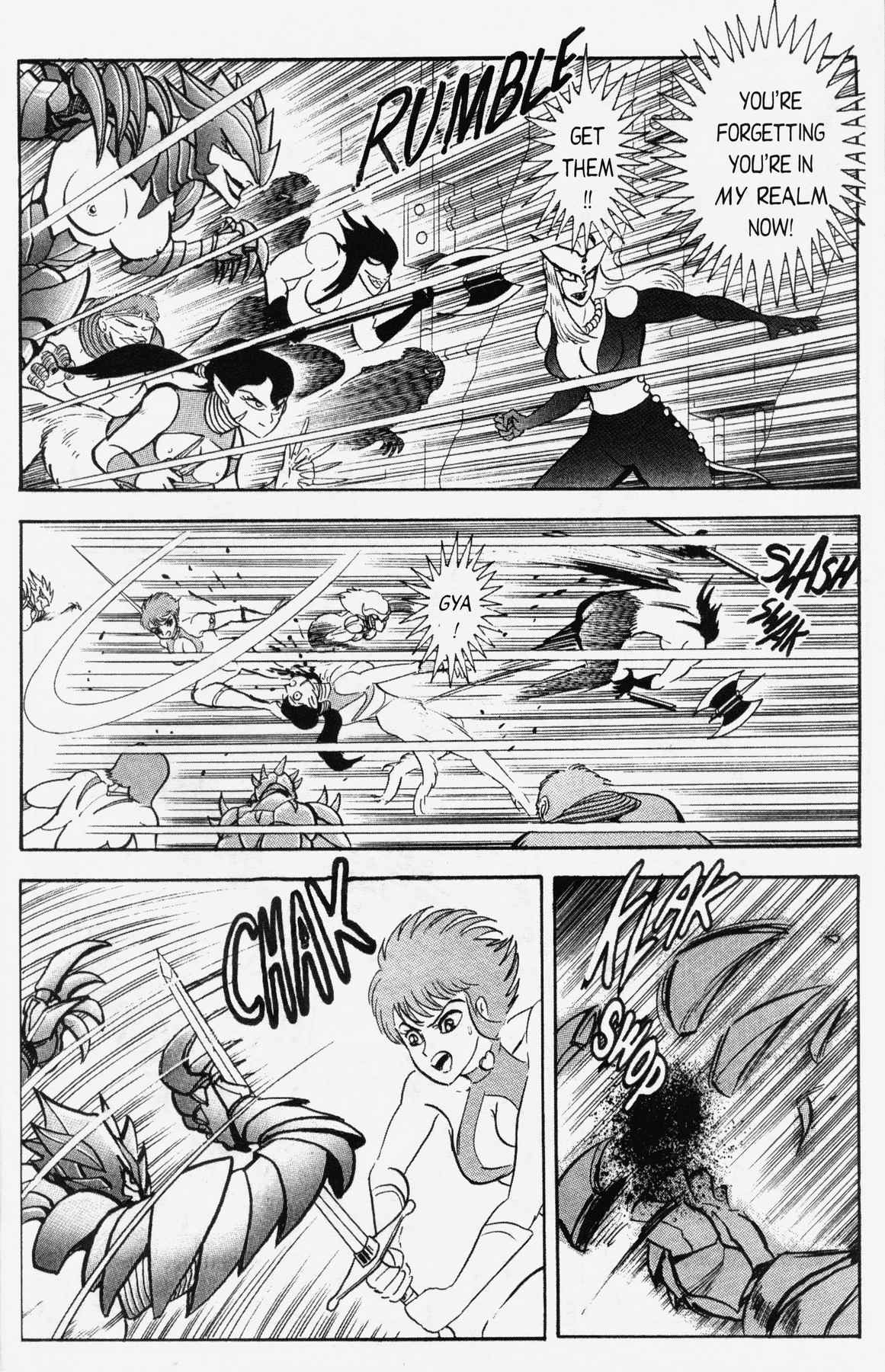 Cutey Honey '90 Chapter 12 page 8 - Chapter 12: Chapter 09: Vs. Sister Jill IV (Part B) / Chapter 10: The...