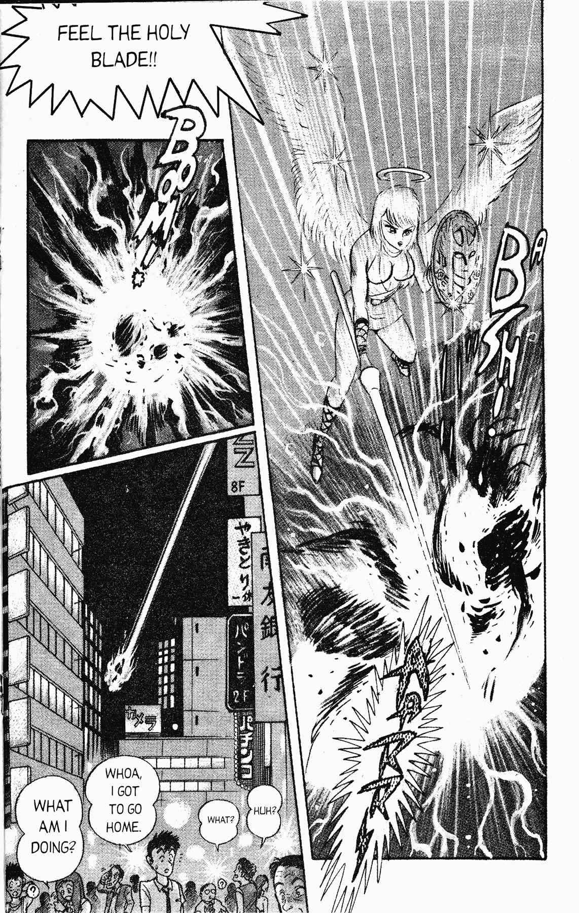 Cutey Honey '90 Chapter 2 page 22 - Chapter 2: Chapter 02: Vs. Tarantula Claw (part B) / Chapter 03: Vs. Kekko Kamen (part A)