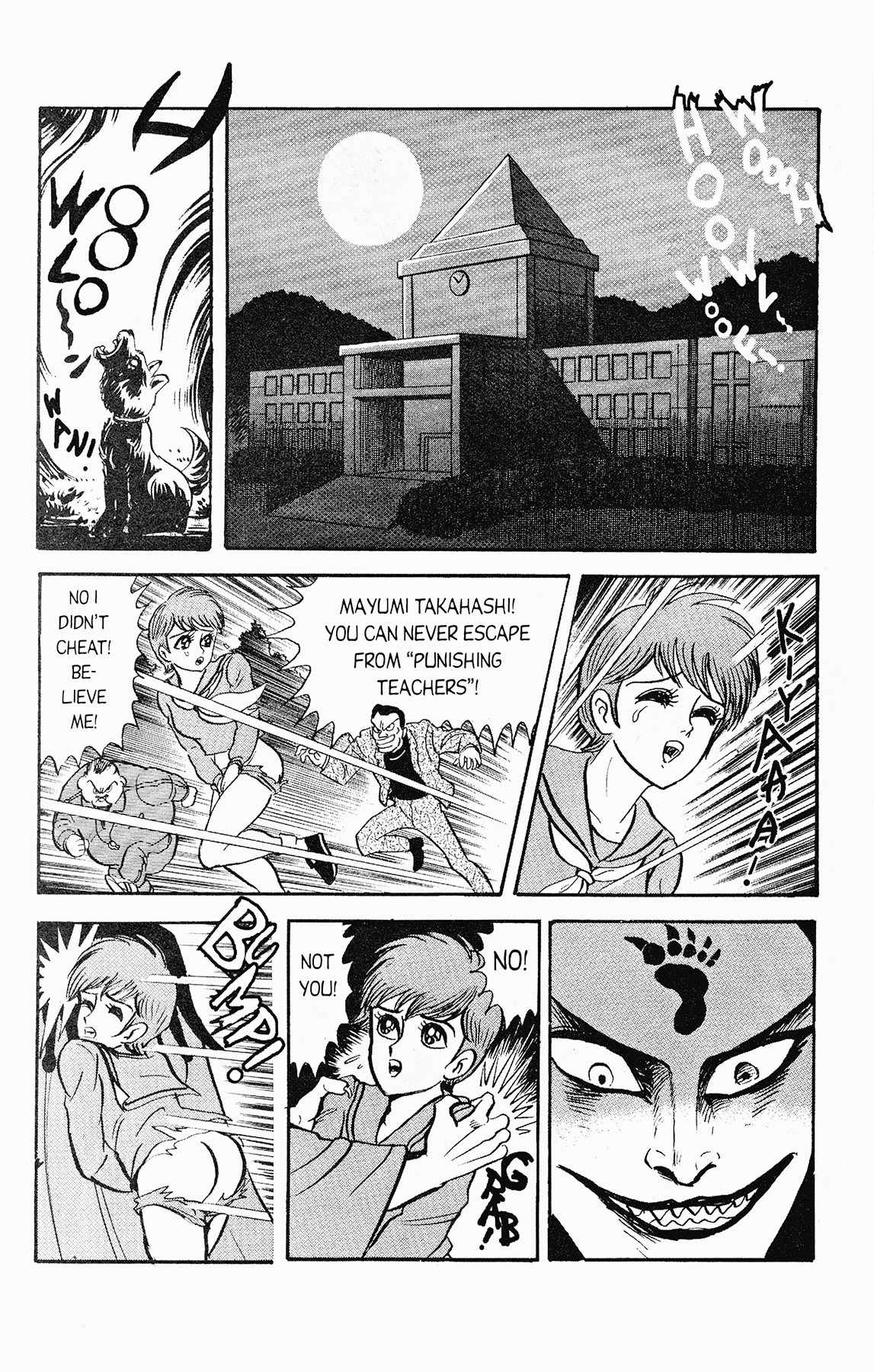 Cutey Honey '90 Chapter 2 page 27 - Chapter 2: Chapter 02: Vs. Tarantula Claw (part B) / Chapter 03: Vs. Kekko Kamen (part A)
