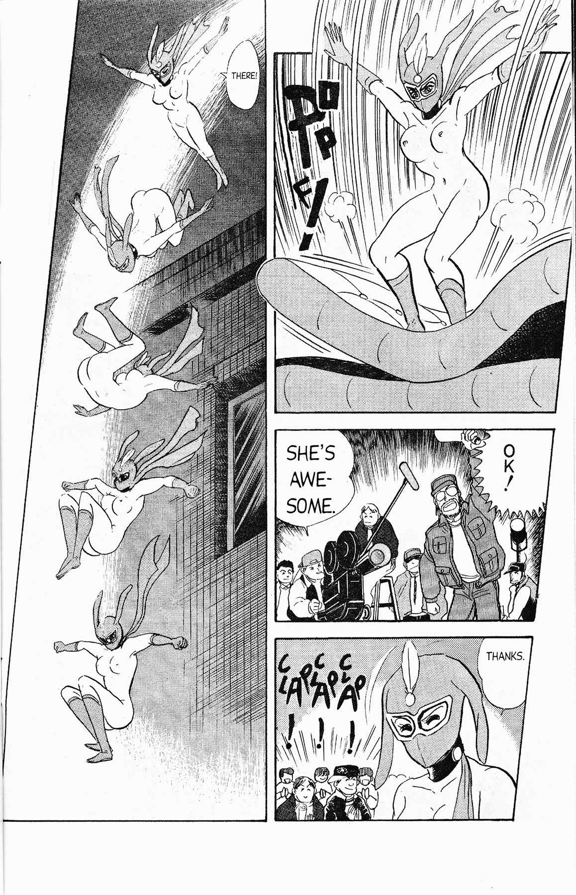 Cutey Honey '90 Chapter 2 page 30 - Chapter 2: Chapter 02: Vs. Tarantula Claw (part B) / Chapter 03: Vs. Kekko Kamen (part A)