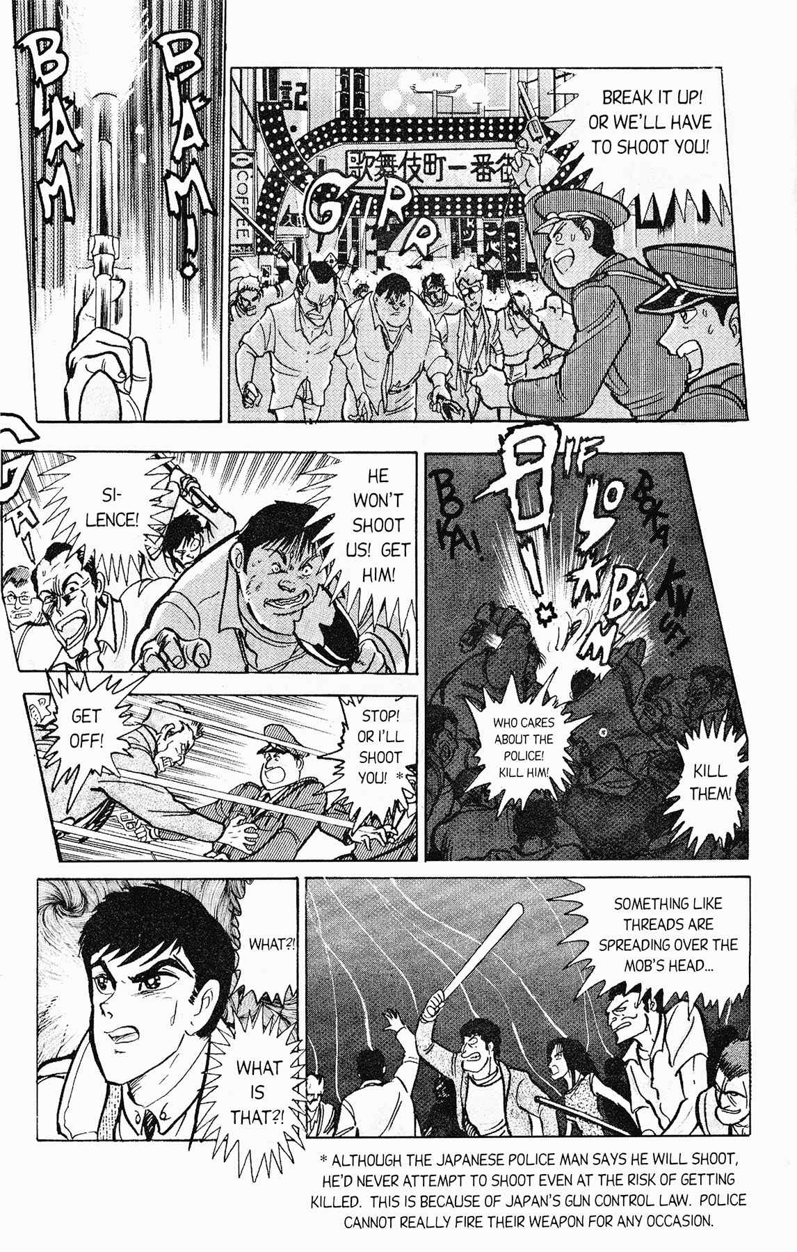Cutey Honey '90 Chapter 2 page 9 - Chapter 2: Chapter 02: Vs. Tarantula Claw (part B) / Chapter 03: Vs. Kekko Kamen (part A)
