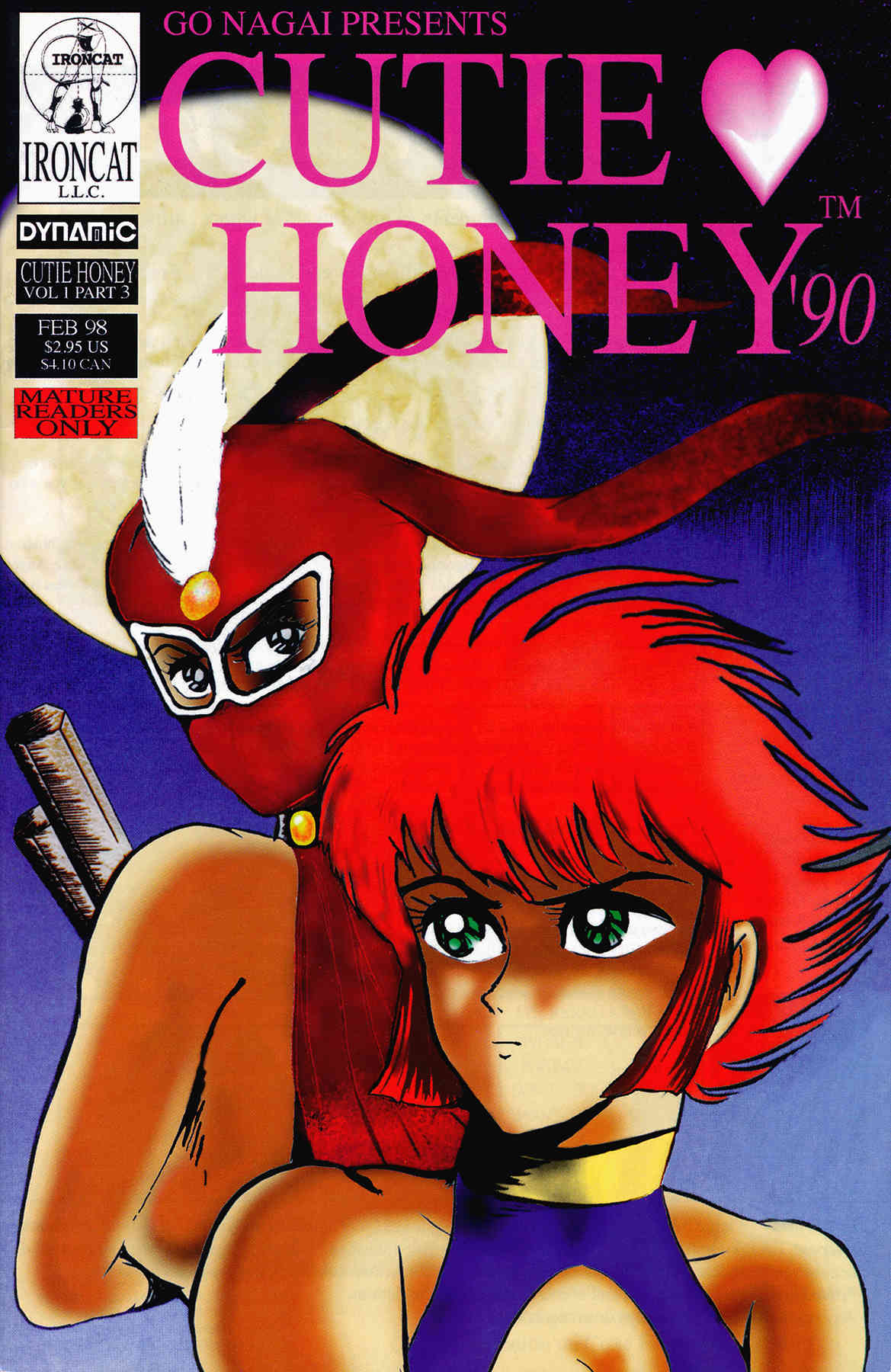 Cutey Honey '90 Chapter 3 page 1 - Chapter 3: Vs. Kekko Kamen (Part 2)