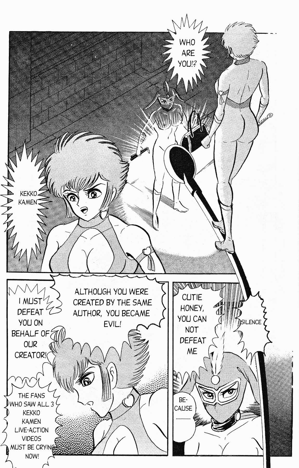 Cutey Honey '90 Chapter 3 page 23 - Chapter 3: Vs. Kekko Kamen (Part 2)