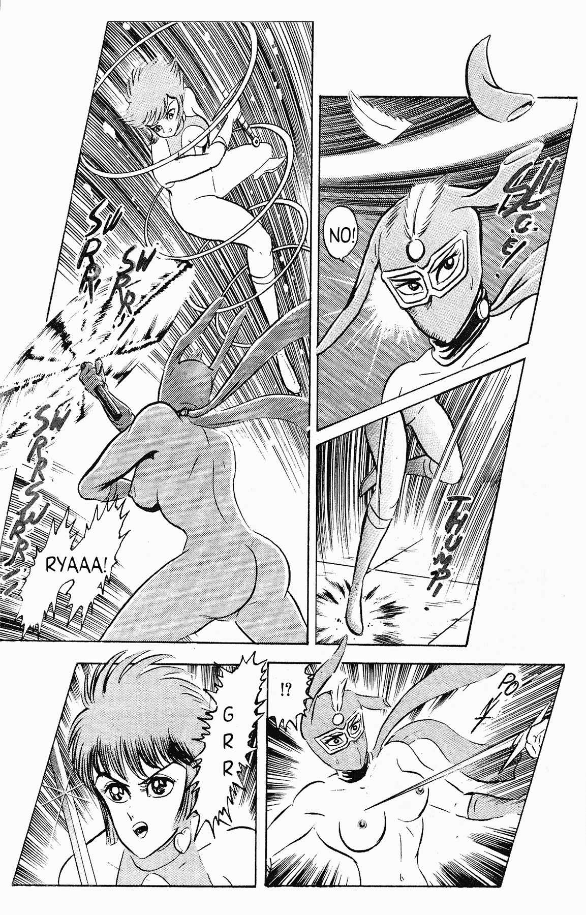 Cutey Honey '90 Chapter 3 page 25 - Chapter 3: Vs. Kekko Kamen (Part 2)