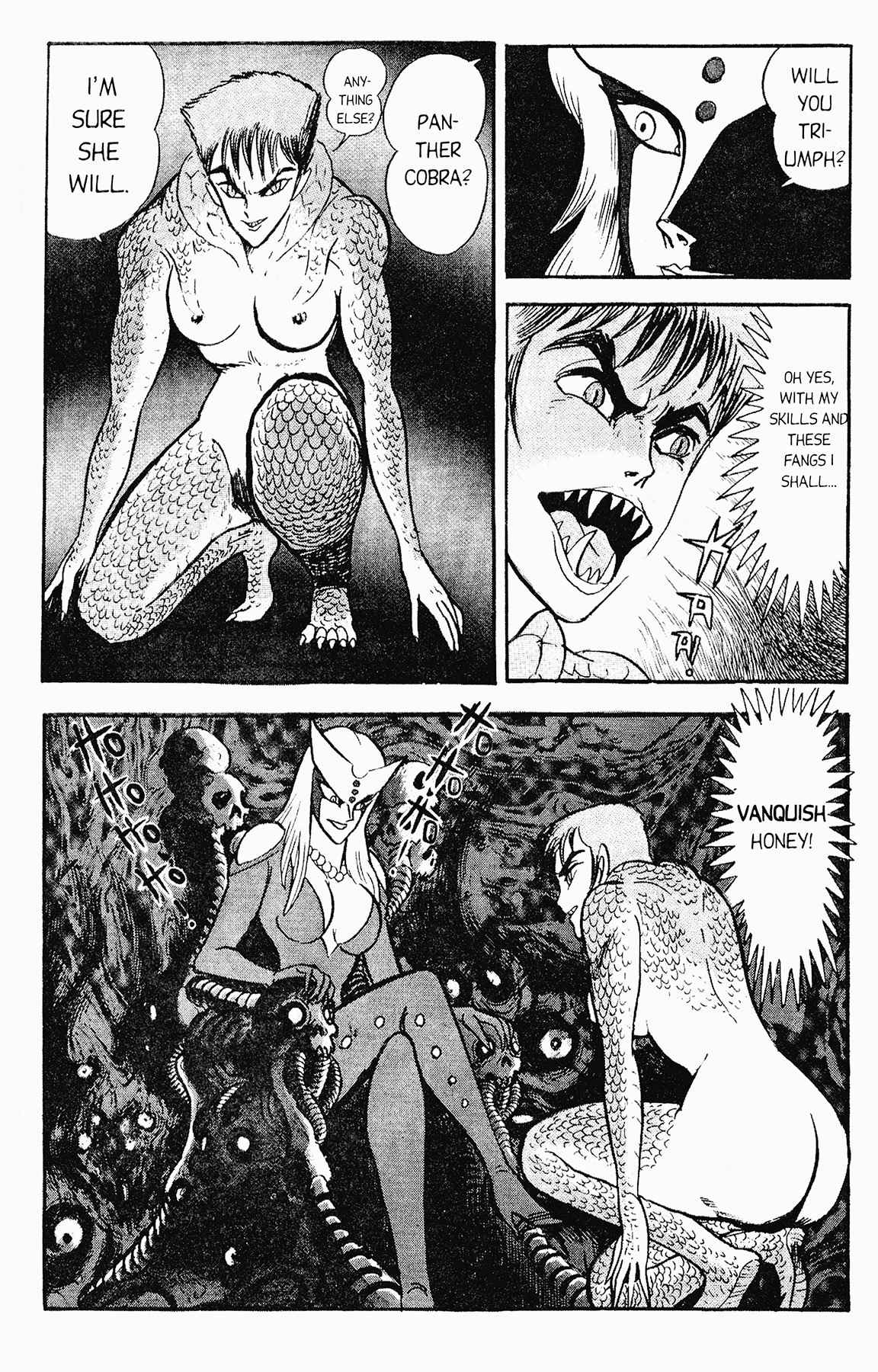 Cutey Honey '90 Chapter 4 page 24 - Chapter 4: Vs. Kekko Kamen (Part 3) & Vs. Panther Cobra (Part 1)