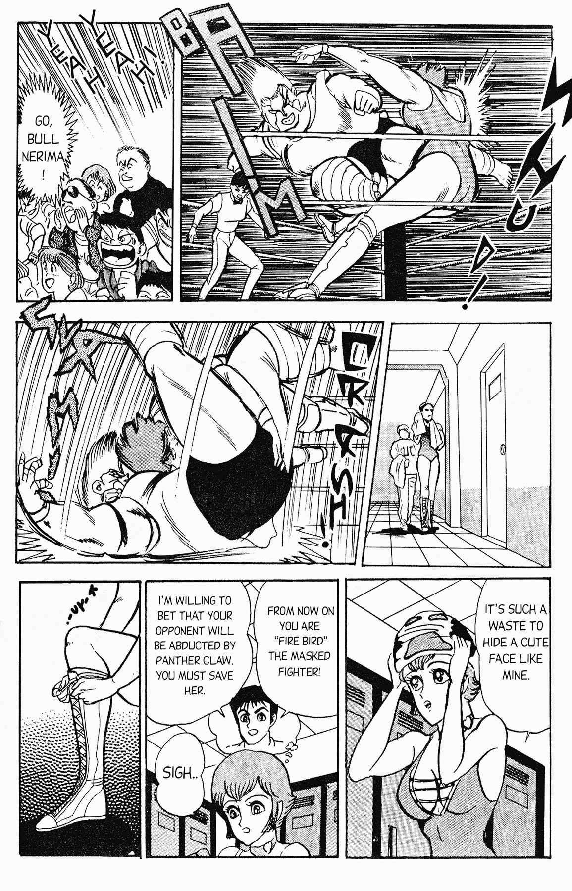 Cutey Honey '90 Chapter 4 page 26 - Chapter 4: Vs. Kekko Kamen (Part 3) & Vs. Panther Cobra (Part 1)