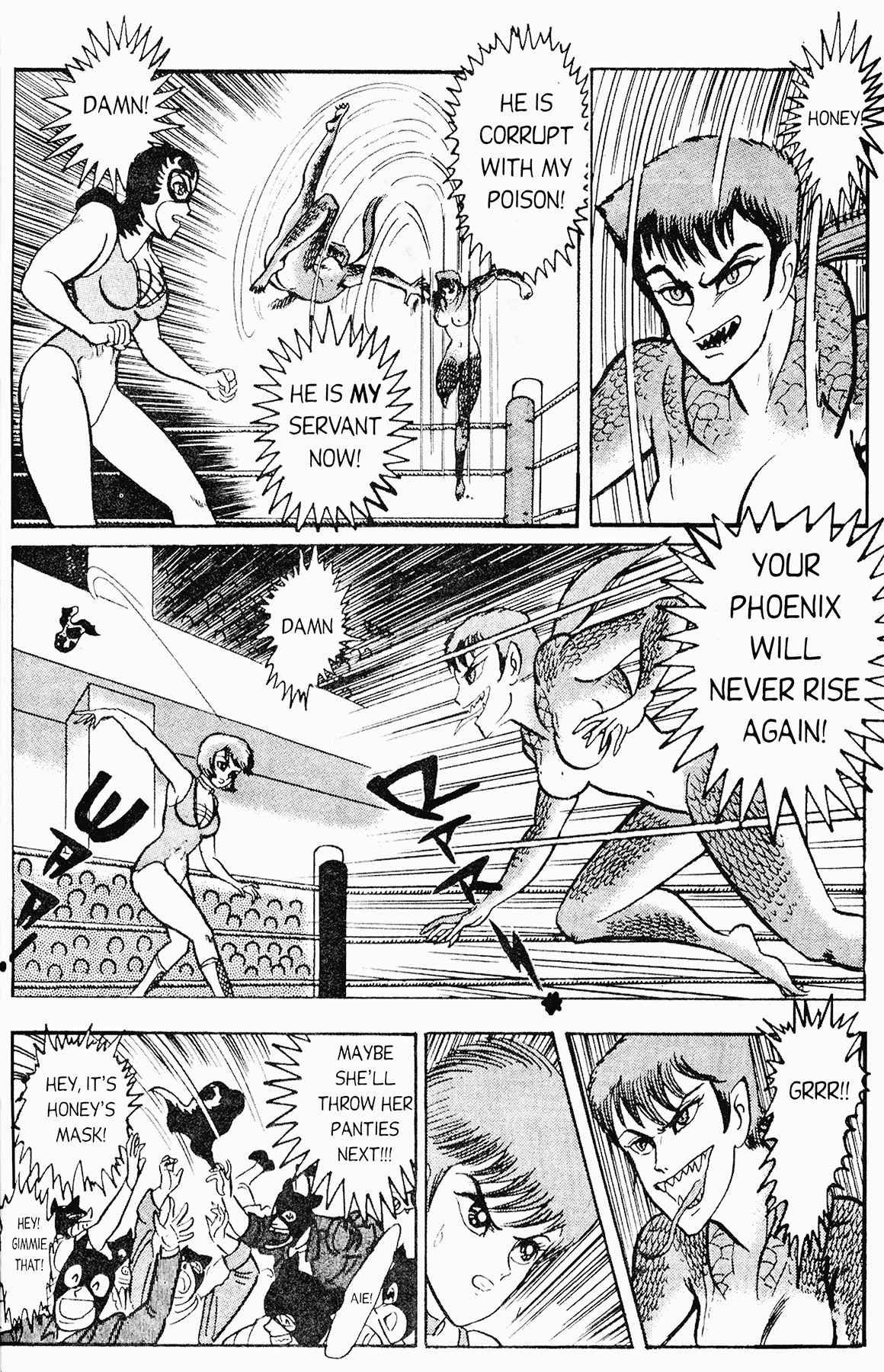 Cutey Honey '90 Chapter 4 page 30 - Chapter 4: Vs. Kekko Kamen (Part 3) & Vs. Panther Cobra (Part 1)